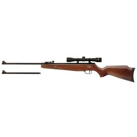 Beeman Grizzly X2 .177/.22 Dual Caliber Spring Piston Powered Pellet Air Rifle Combo w/ 4x32mm Scope