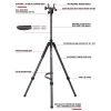 BOG Deathgrip Sherpa Light Weight Carbon Fiber Shooting Tripod