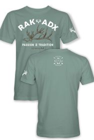 Passion of Tradition" Heathered Dusty Sage Tri-blend T-Shirt