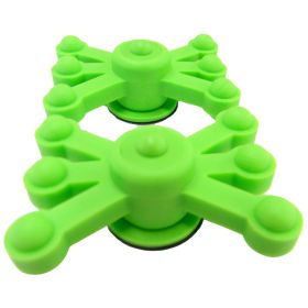 Bowjax Monsterjax Limb Dampeners Solid Limb Neon Green 2 Pk.