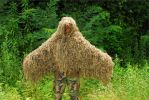 "Tracker" Ghillie Poncho Synthetic thread version