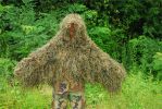 "Tracker" Ghillie Poncho Synthetic thread version