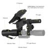 Night Vision Scope Digital Camera Infrared Rifle Scope 850nm Hunting Scope System with IR Torch System 5in Monitor