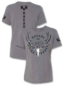 Women's "Elk Season 2.0" Grey Tri-Blend T-Shirt