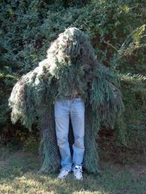 "Stalker" Ghillie Poncho Jute thread