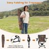 360° Swivel Portable Foldable Hunting Chair with Storage Pockets